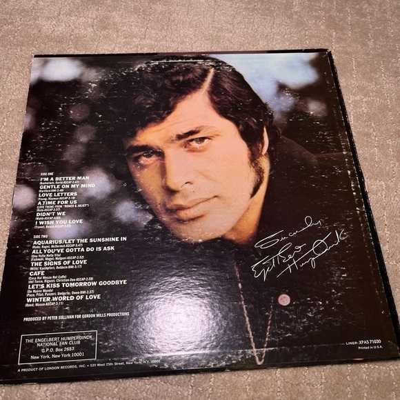 Engelbert Humperdinck self titled vintage vinyl record from 1969 - Picture 3 of 10